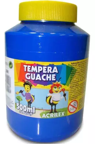 TINTA GUACHE - LIDIA AZUL